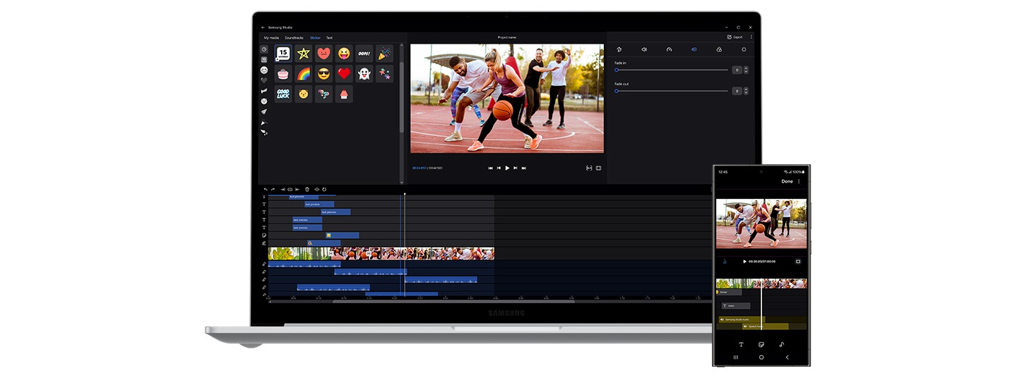 Samsung Studio. Create and edit seamlessly