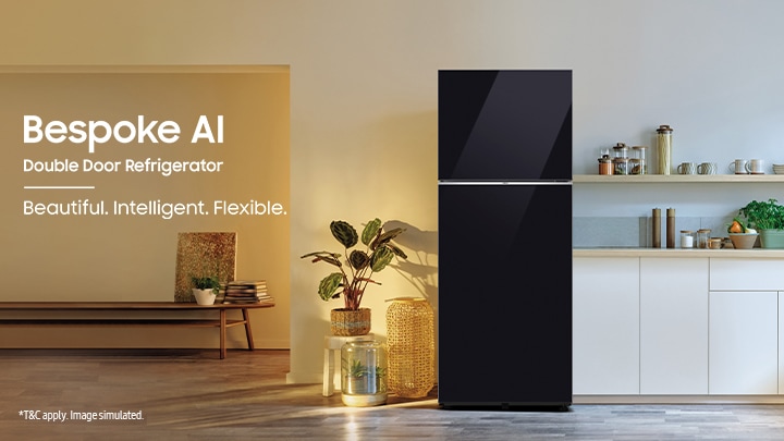 Buy 396 L Double Door Refrigerator Rt41Hg6A23B1Hl | Samsung India