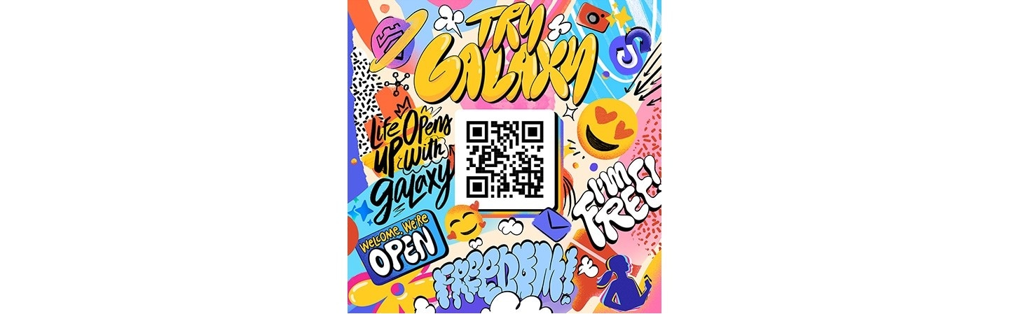 QR code to access Try Galaxy