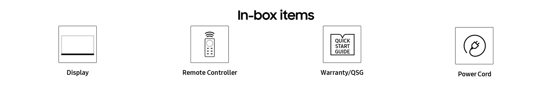 In-box items