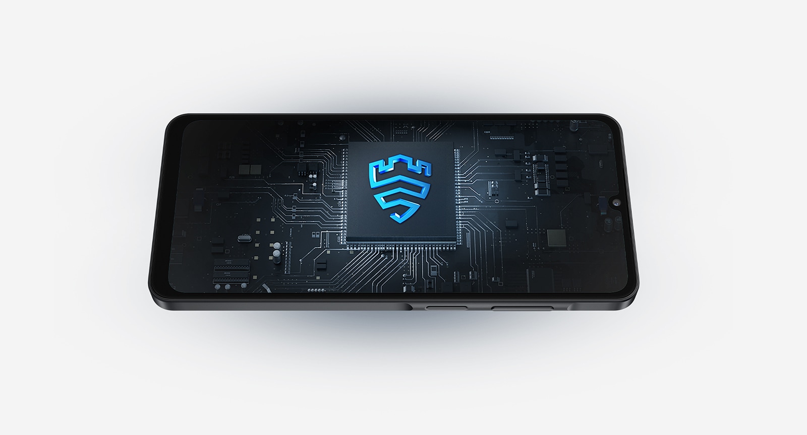 The Galaxy A06 5G displays a security shield icon, indicating the availability of Samsung Knox Vault.