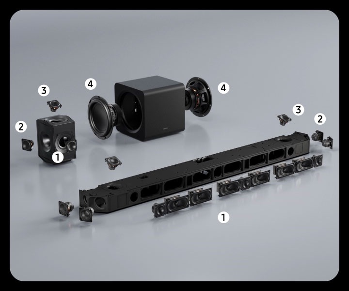 2025 Q990F Q-Series Wireless Dolby Atmos Soundbar