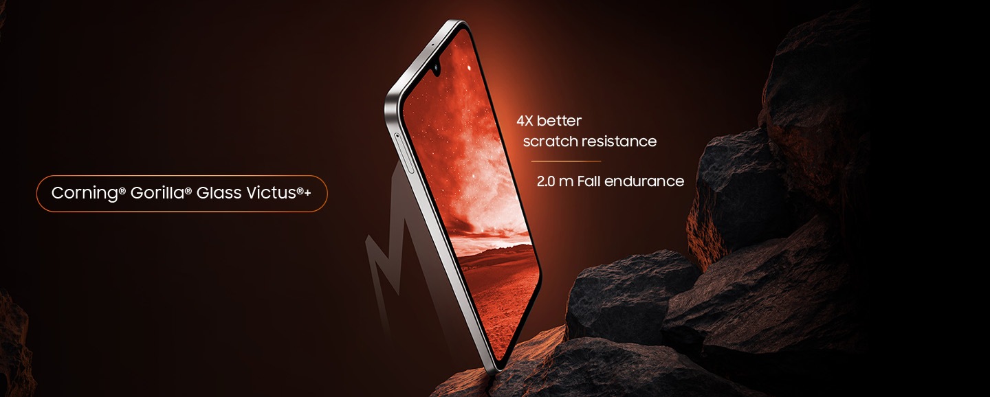 Looks sleek. Acts tough. Ready for all bumps and drops.