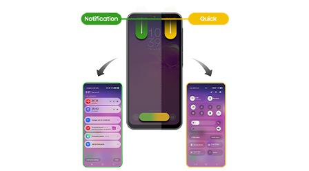 Convenient notification management and easy access to information with simple swipe gestures.