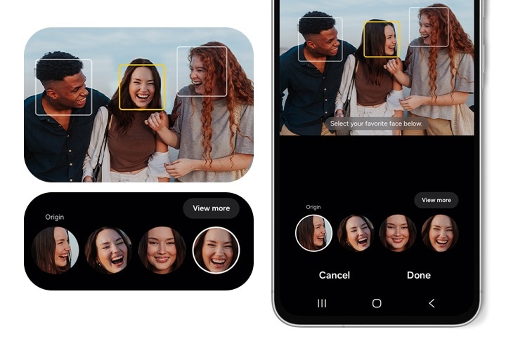 Get a photo with everyone smiling