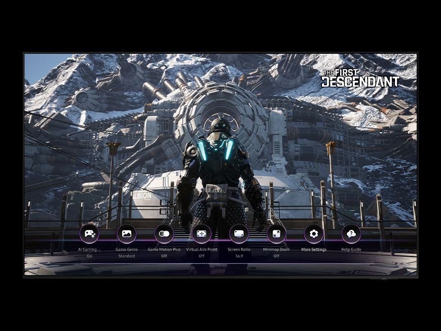 Game Bar shows various settings that can be changed within the game The First Descendant.