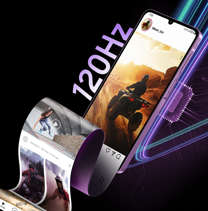 Galaxy M17e 5G 6GB/128GB - Violet - Specs & Features | Samsung India