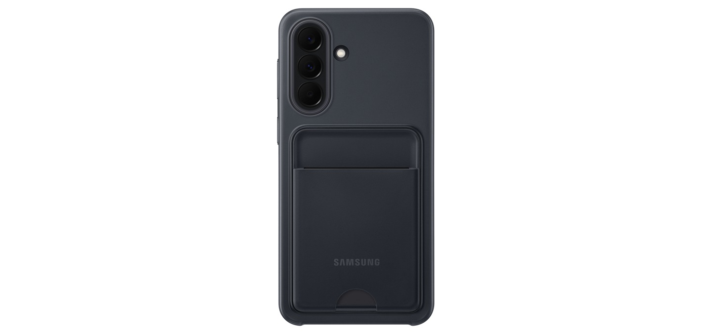 A Card Slot Case in Black