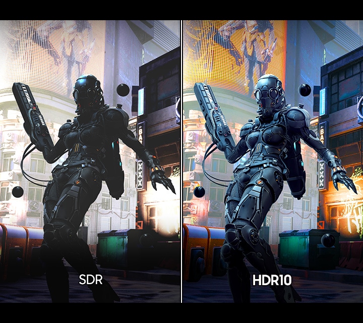 Enhanced brightness and clearer details