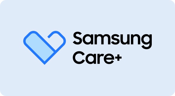 Samsung Care plus with logo is shown.