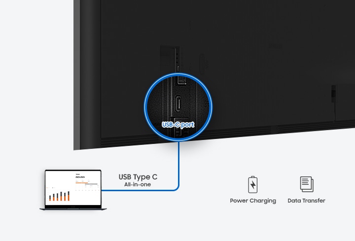 Connect easily and efficiently with USB-C USB Type-C