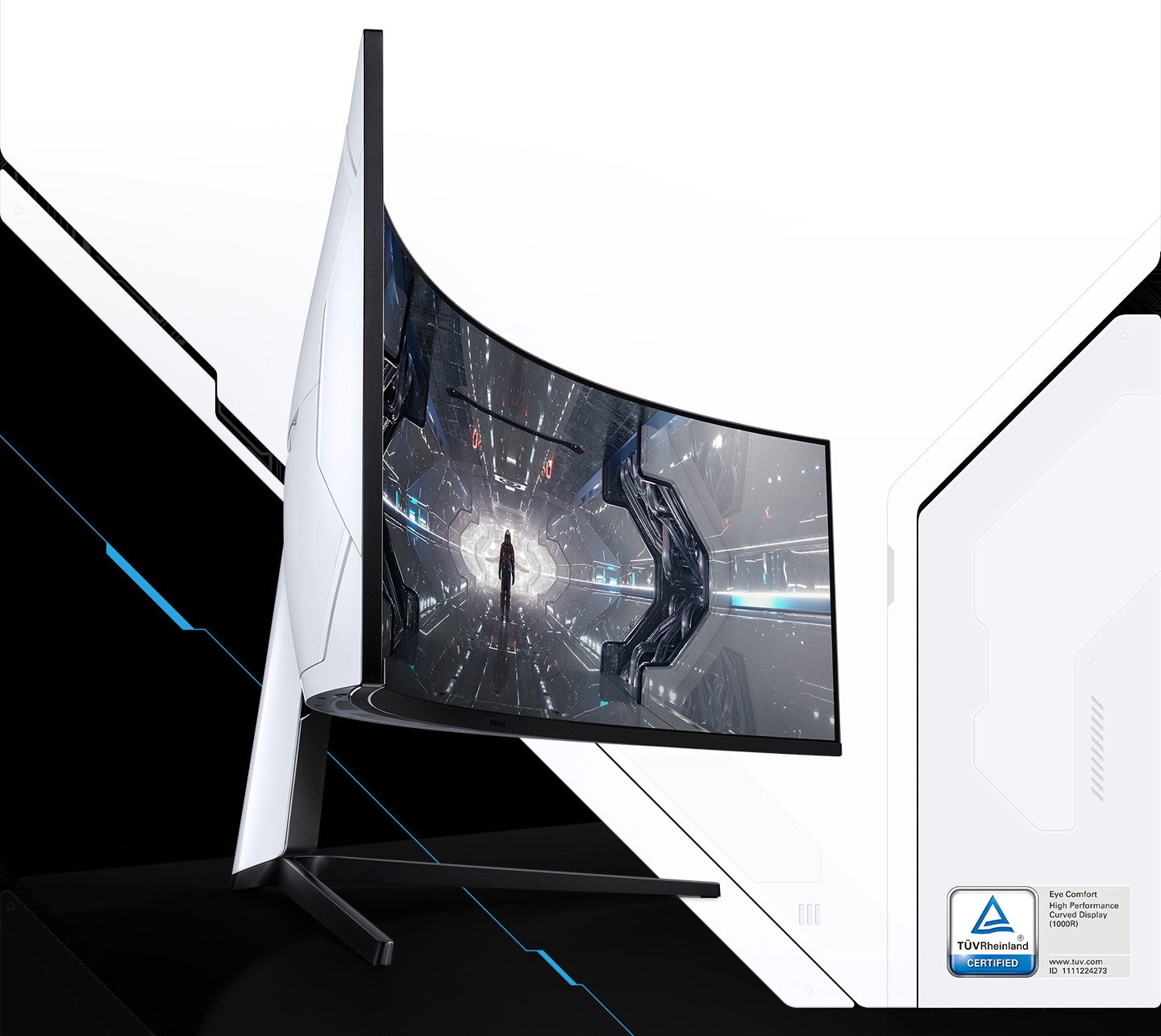 1000R, the new apex of curved screen technology, matches the contours of the human eye for unimaginable realism.