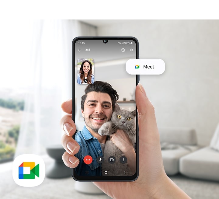 Handy video calls with Google Meet*