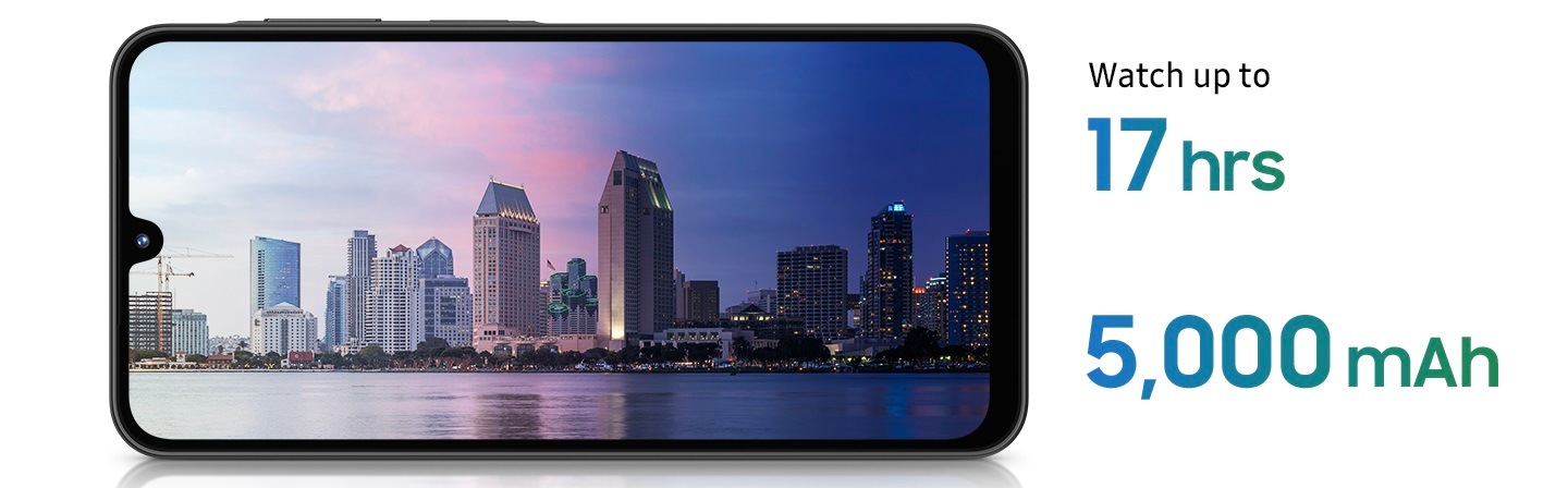 Long battery life for all-day watching