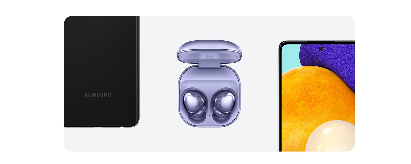 Use Galaxy Buds Pro* to level up your Galaxy A52s 5G experience