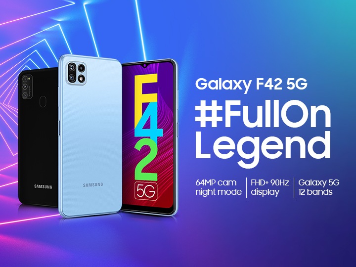 Samsung Galaxy F42 - 6.6 inch Display 
