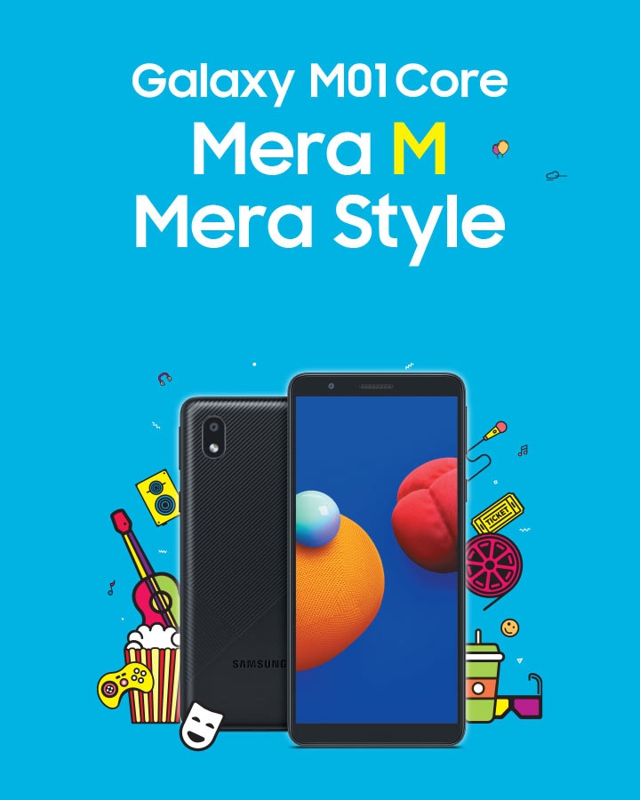 Galaxy M01 Core 1gb 16gb Blue Price Specs Samsung India