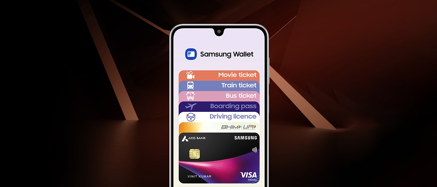 Cards to boarding passes to IDs, Samsung Wallet keeps everything safe and accessible