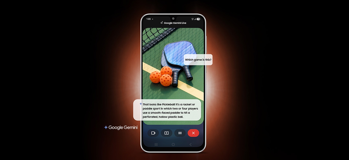 Go live, get answers with Google Gemini Live