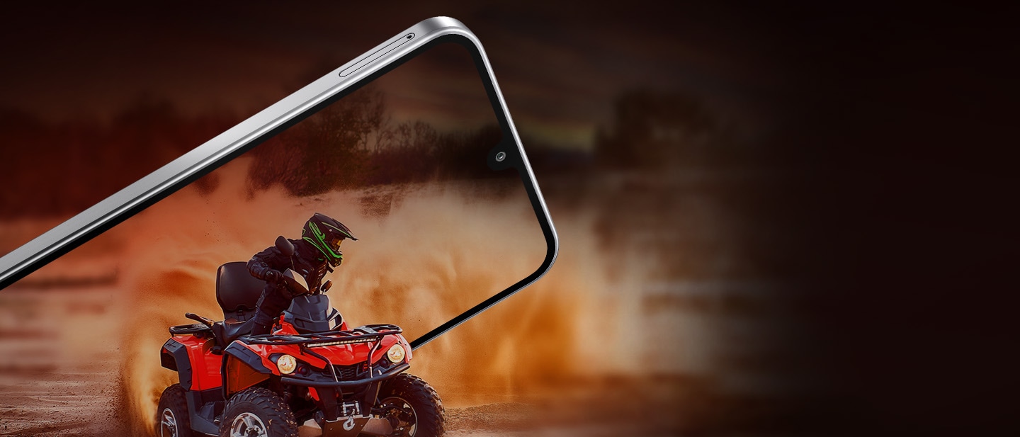 Monster-level clarity with 4K recording on both Front and Rear Camera