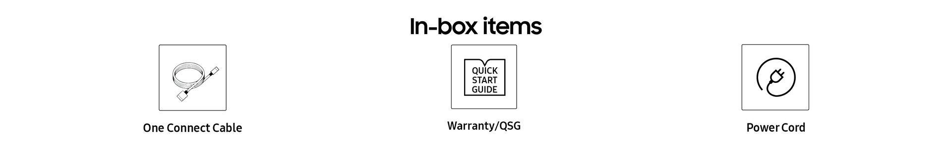 In-box items