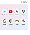 Les applications Google installées sur le Galaxy A52 sont affichées (Play Store, YouTube, Assistant, Maps, Google, Chrome, Gmail, Photos).
