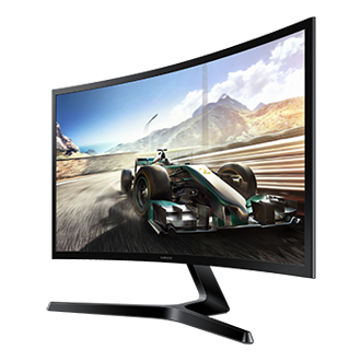 68.5 cm FHD Curved Monitor with 100 Hz refresh rate, Game Mode and Eye Saver Mode R-Dynamic2 Black 