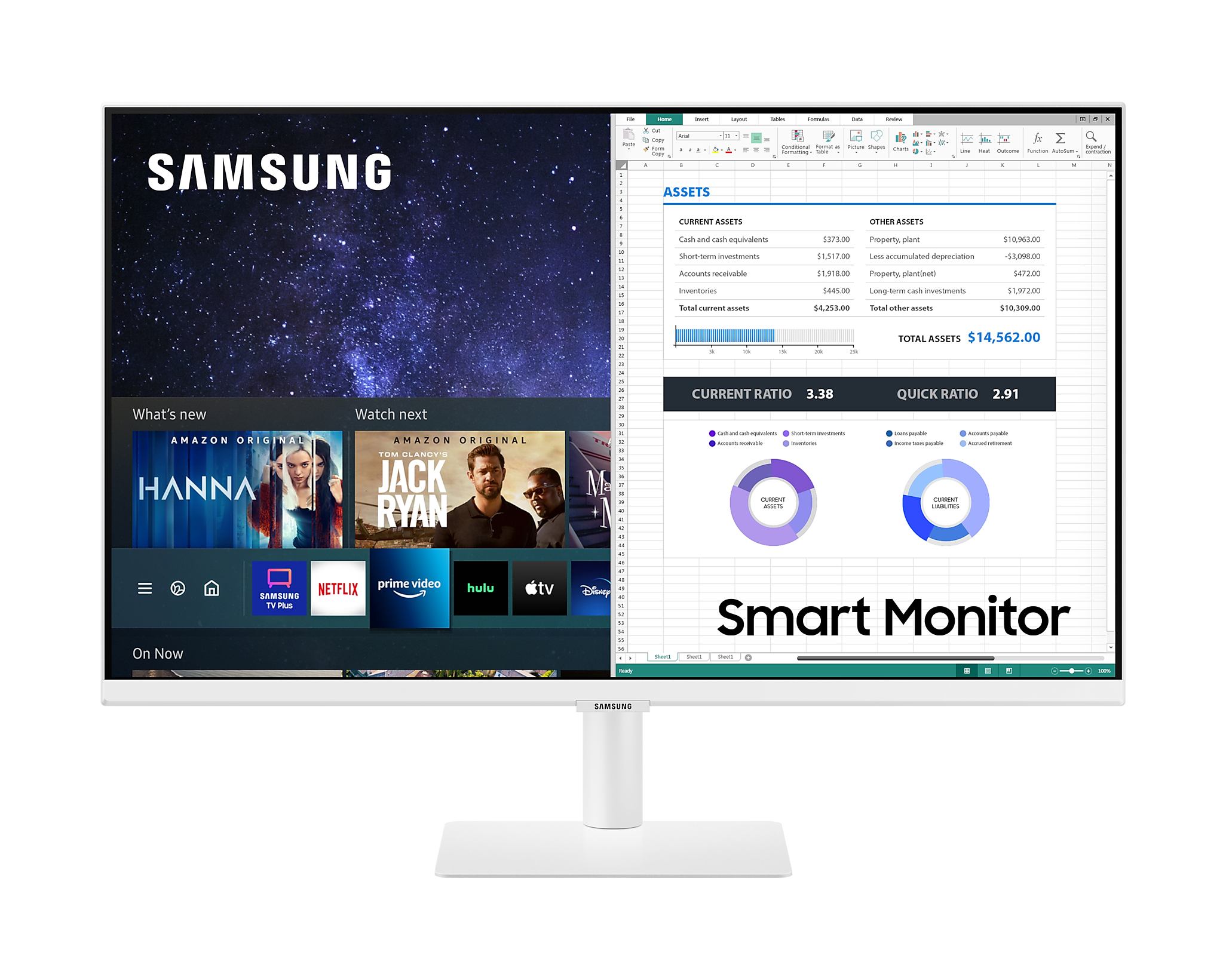 Smart Monitor with Do-It-All Screen (27") LS27AM501NWXXL