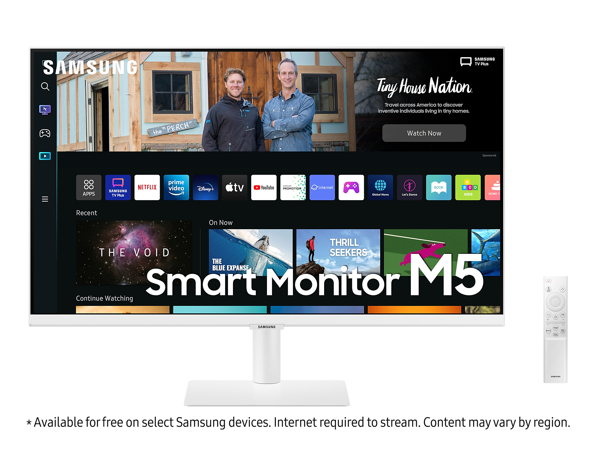 68.6 cm (27") M5 FHD Smart Monitor with Smart TV Experience (White) LS27BM501EWXXL