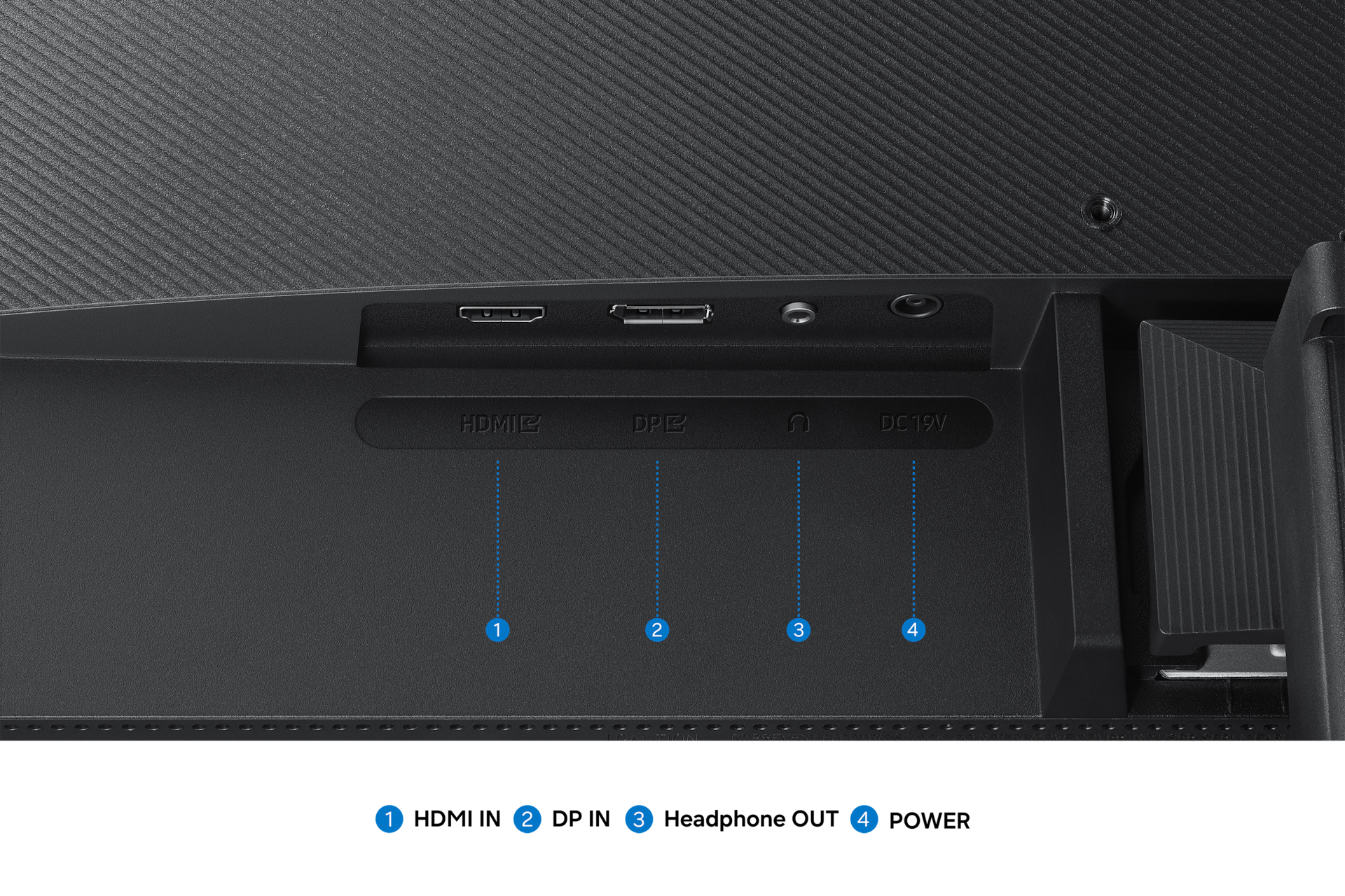 27"/ 32" ViewFinity S7 S71H 4K UHD Monitor Detail-Connectivity Black 