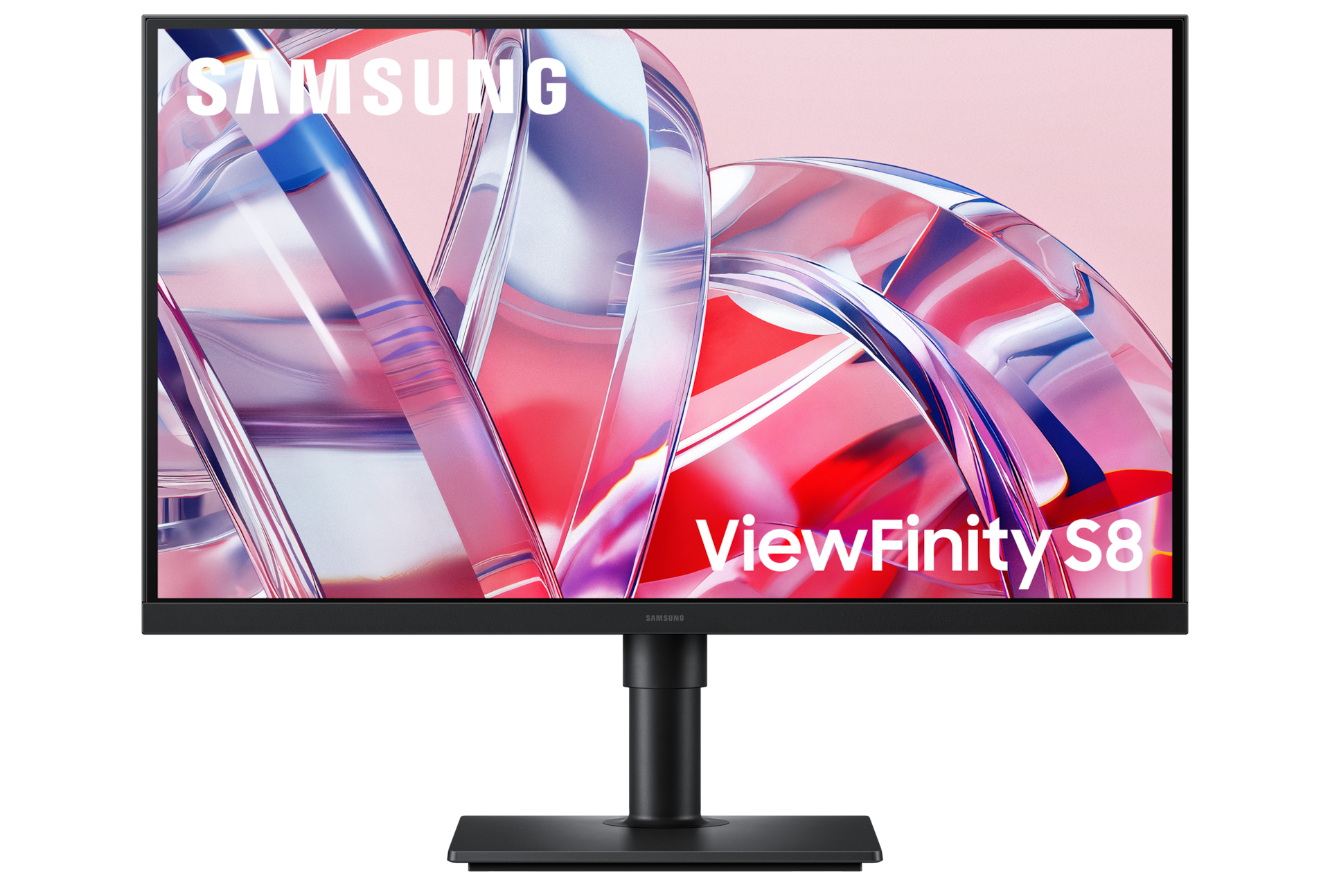 H800EAW 27"/ 32" ViewFinity S8 S80H 4K UHD Monitor Front2 Black 