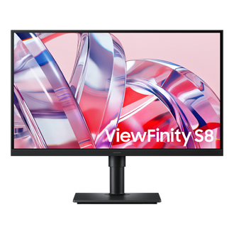 H800EAW 27"/ 32" ViewFinity S8 S80H 4K UHD Monitor Front Black 