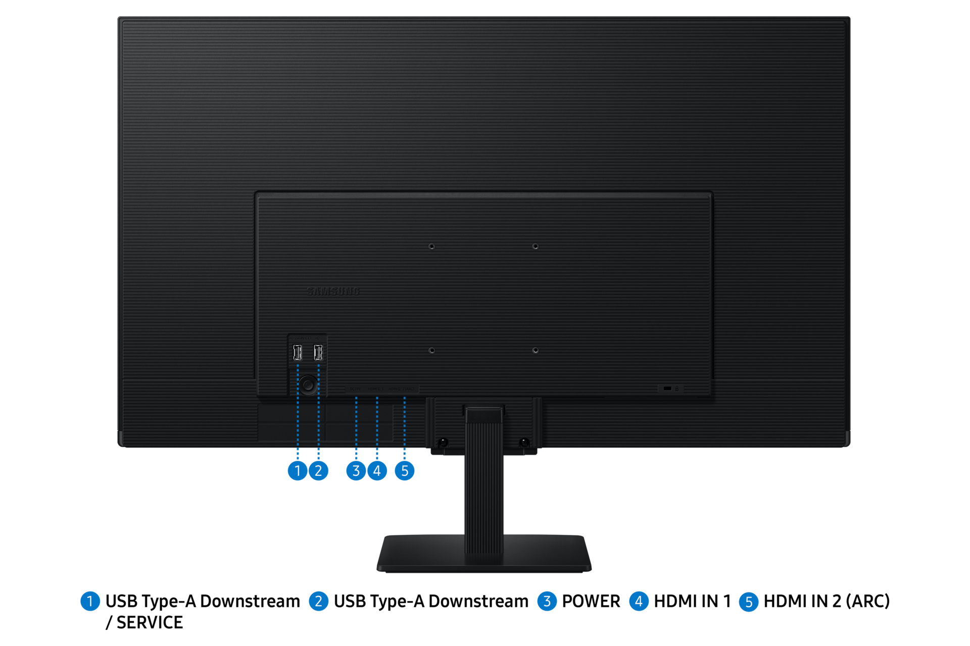 80 cm (32) M5 FHD Smart Monitor with Smart TV experience Detail-Connectivity2 Black 
