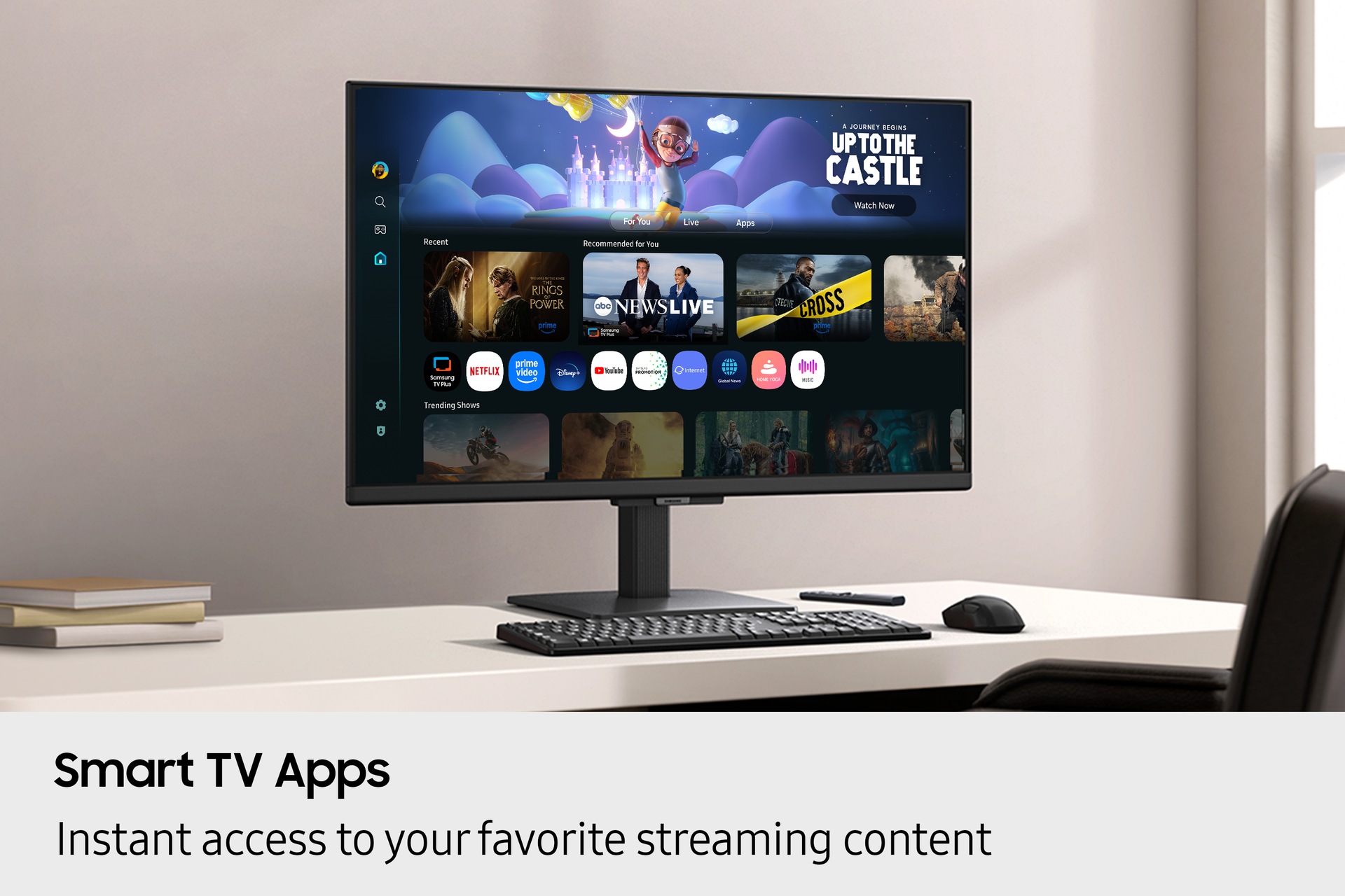 80 cm (32) M5 FHD Smart Monitor with Smart TV experience Black