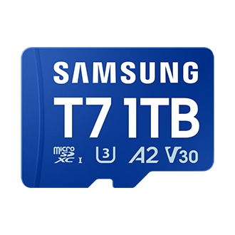 T7 MicroSD Cards Blue