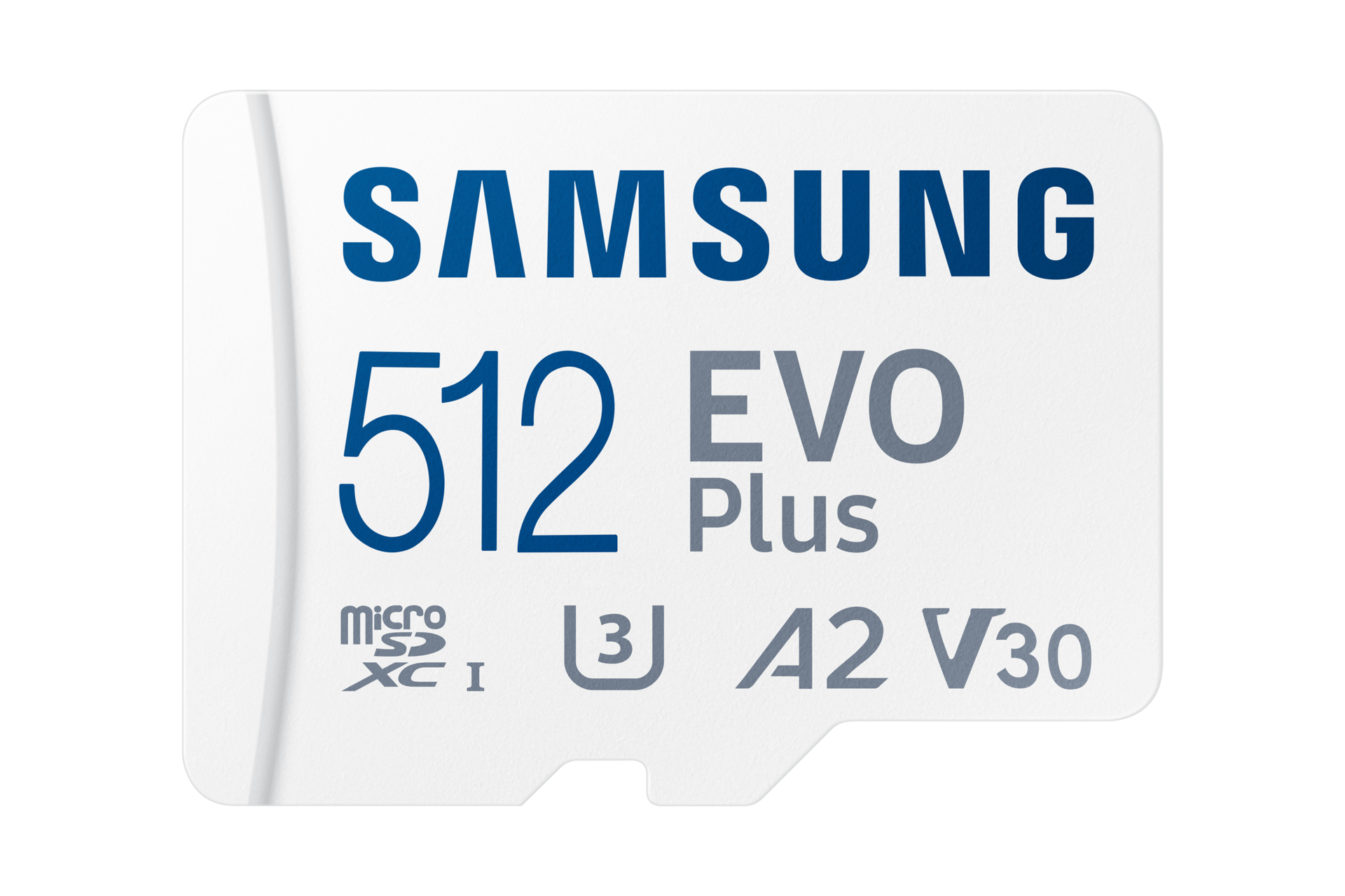 Samsung 512 GB EVO Plus microSDXC Class 10 / UHS-1 Flash Memory