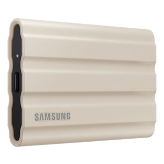 Samsung T7 Shield Beige - 2 To - Disque dur externe Samsung sur