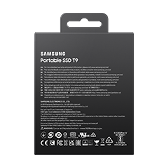Portable SSD T9 USB 3.2 Gen 2x2 PKG-Back--Olympic- Black 