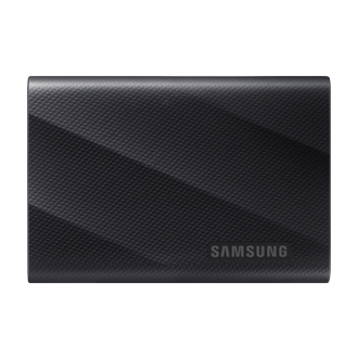 Portable SSD T9 USB 3.2 Gen 2x2 Front Black 