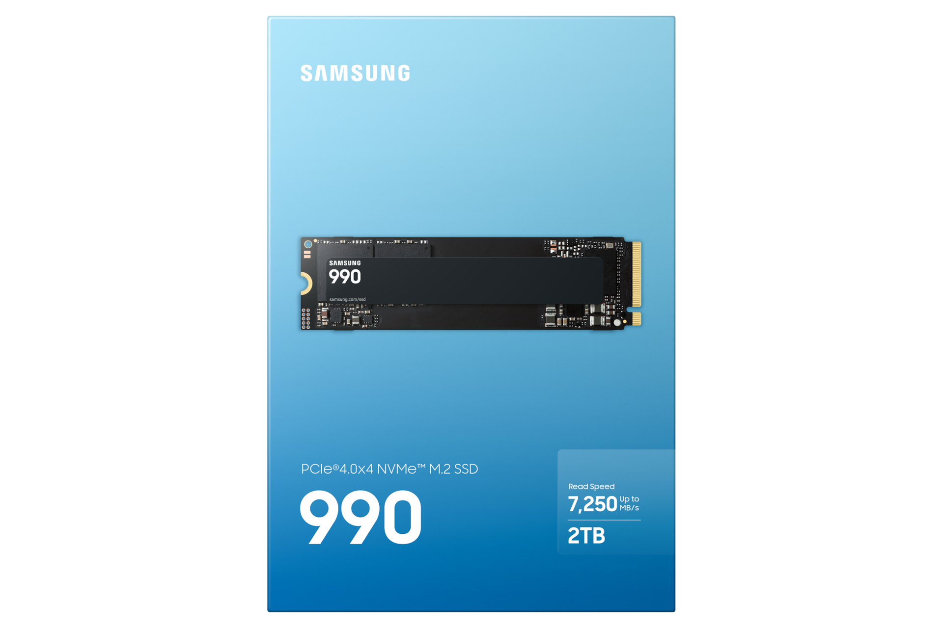 990 PCIe 4.0 NVMe M.2 SSD PKG-Front Black 