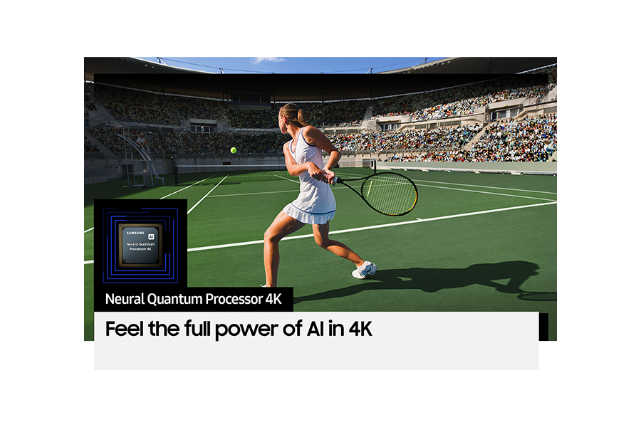 Neo QLED TV QN90C with Samsung’s powerful Neural Quantum Processor 4K improves content