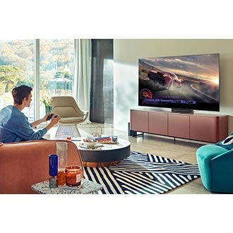 Samsung QLED QN90A is the best gaming tv by using Motion xcelerator turbo+