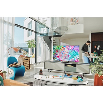 Samsung QLED Q70B is the best gaming tv by using Motion xcelerator turbo+