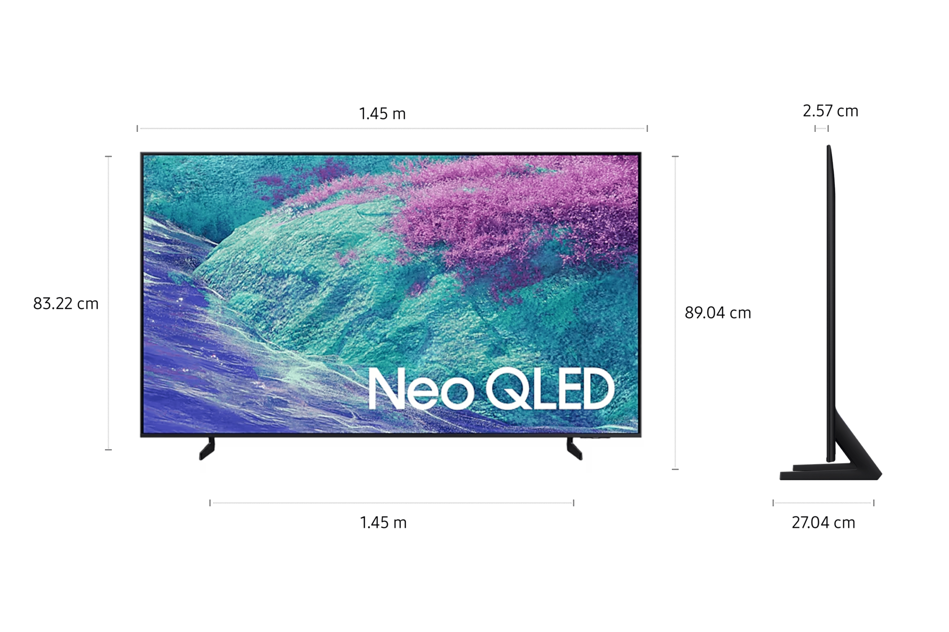 1.63 m (65) Neo QLED QN1EF 4K Samsung Vision AI Smart TV Black