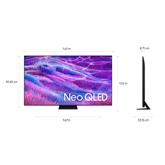 1.89 m (75) QN80F Neo QLED 4K Smart TV Black