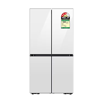 650 L 4 Door Convertible French Door Refrigerator RF65DB90BD12 Clean White