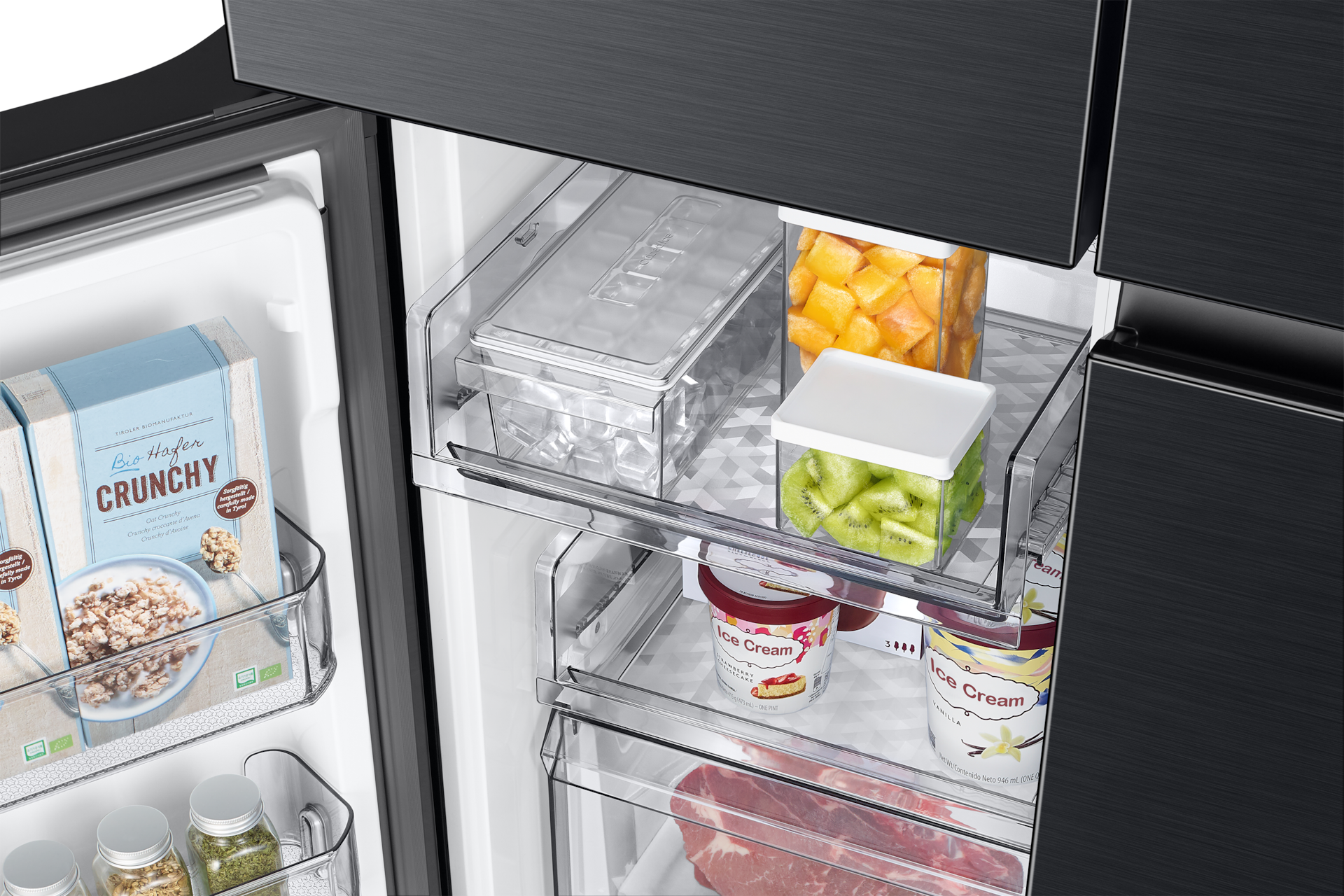 freezer-ice-bucket Black