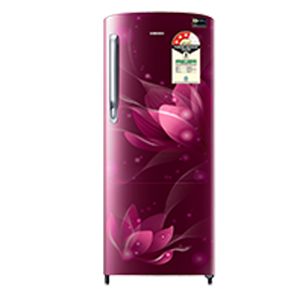 183 L Stylish Grandé Design Single Door Refrigerator RR20C1723R8 Blooming Saffron Red
