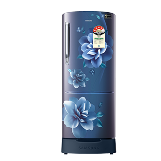 183 L Stylish Grandé Design Single Door Refrigerator RR20C1824CU Camellia Blue