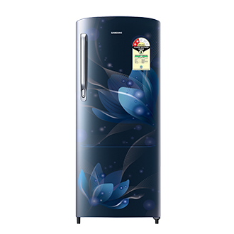 183 L Stylish Grandé Design Single Door Refrigerator RR20C2712U8 Blooming Saffron Blue
